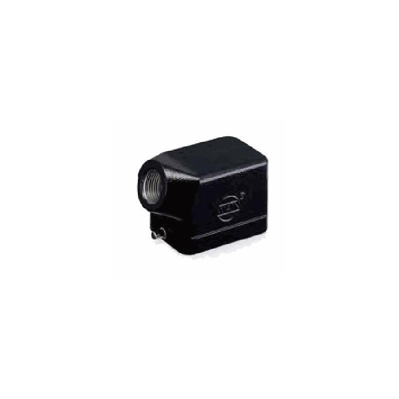 Capot 6B, Aluminium moulé sous pression, acier inoxydable, IP67, Sortie horizontale, M25